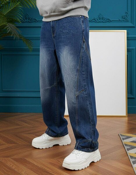 Jeans baggy décontractés homme