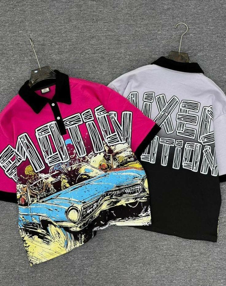 Polo À Imprimé Graphique