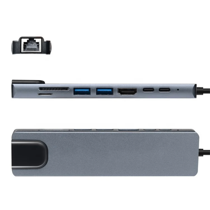 Adaptateur USB-C 8 en 1