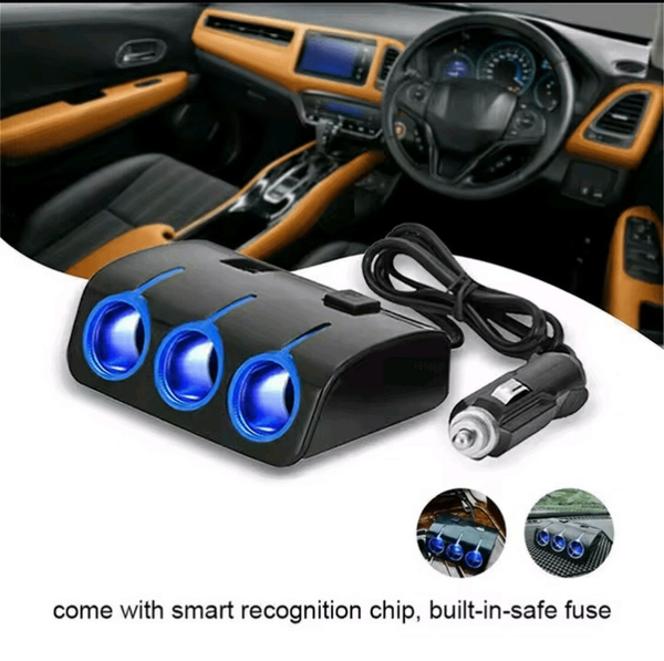 Adaptateur allume-cigare 3 ports