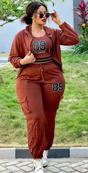 set  t-shirt and trouser, jacket