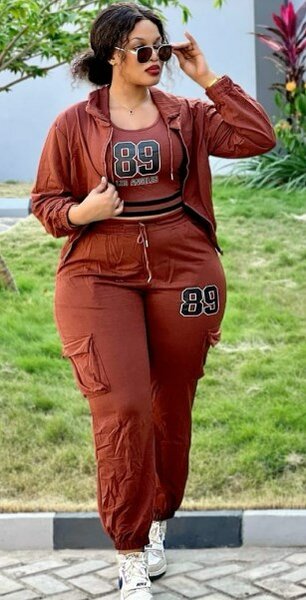 set  t-shirt and trouser, jacket