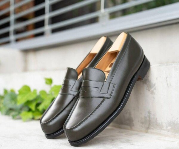 Mocassins en cuir pour hommes