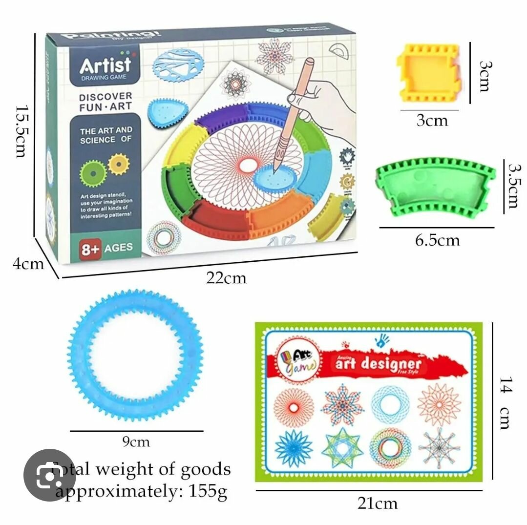 Kit de Dessin Spirale pour Enfants