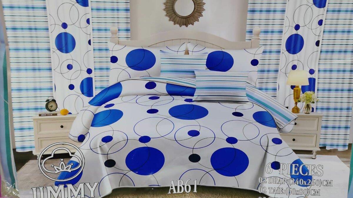 Parure de Lit 6 Pièces Élégante