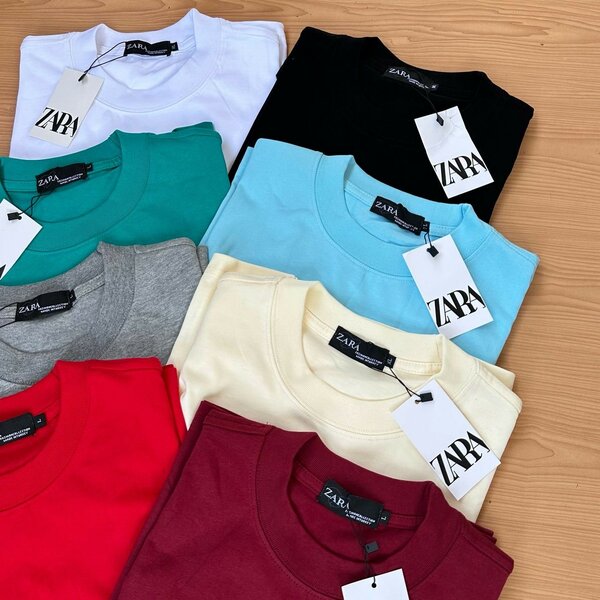 Heavy Cotton Zara Plain Tees. 420 GSM  of cotton