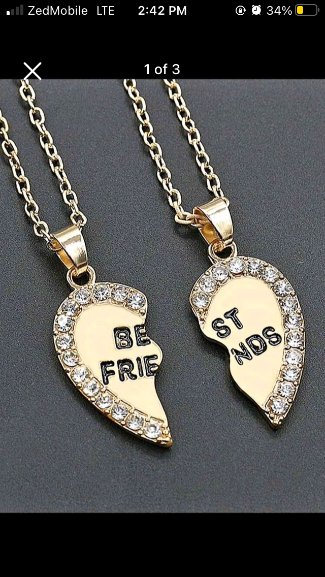 Best friends necklaces