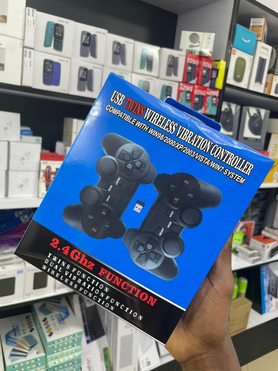 USB Twins Wireless Vibration Controller