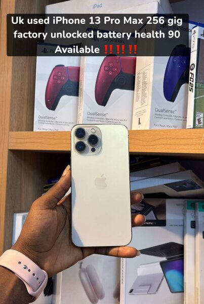 Uk used iPhone 13 Pro Max 256 gig factory unlocked battery h