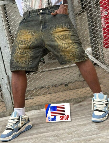 Shorts en jean stylé homme