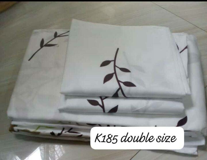 A set of beautiful and soft bed linen (double size)