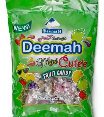 DEEMAH MINI CUTEE FRUIT CANDY POUCH 100 GM
