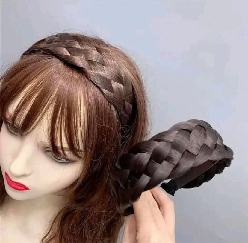 Barrette tressé chic effet hum