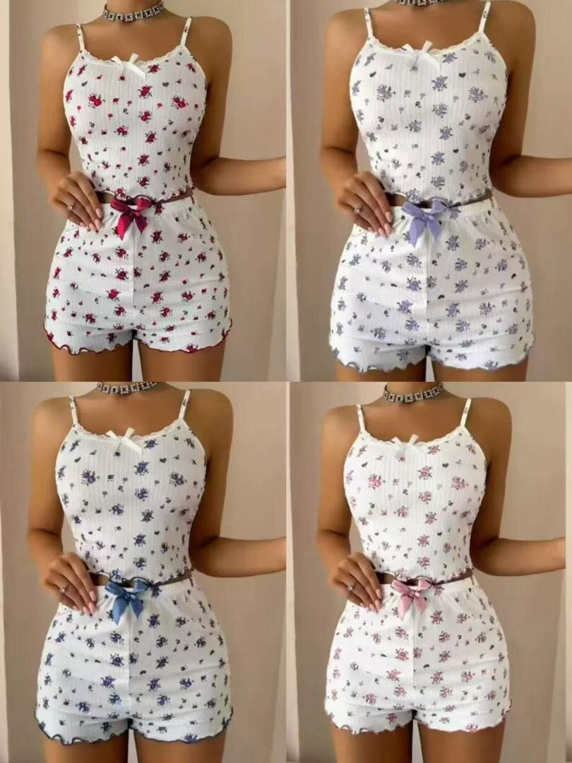 Combinaison Florale Été Femme