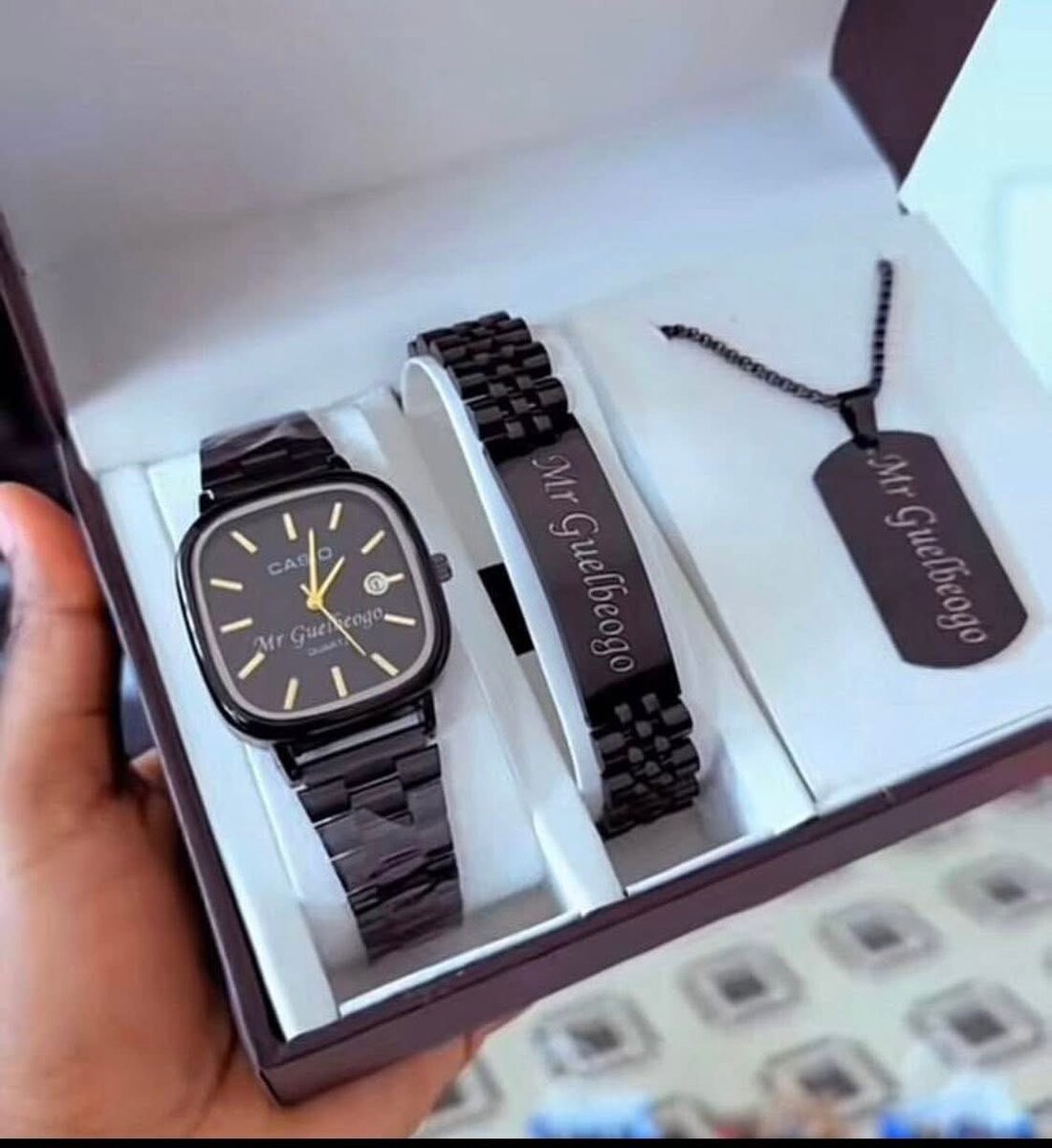 Ensemble Montre et Bracelet Homme