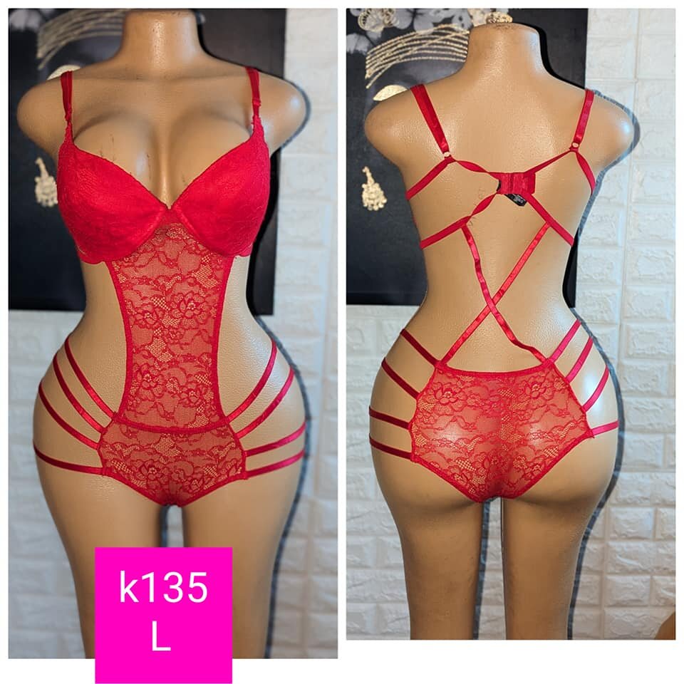Beautiful and stylish women's bodysuit red