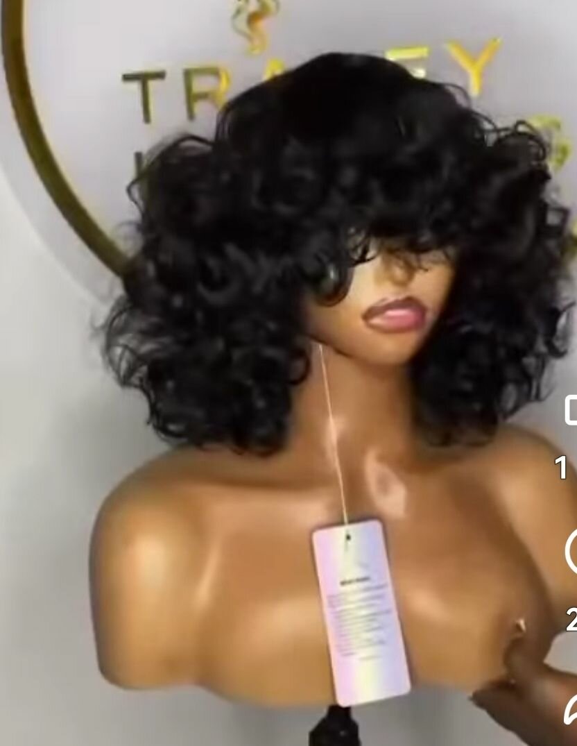 Perruque Bouclée de Haute Qu