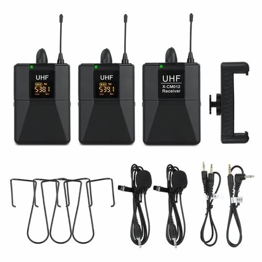 CM12 Wireless Lavalier Microphones
