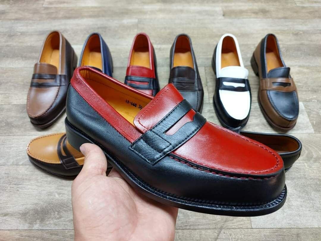 Mocassins en cuir élégants