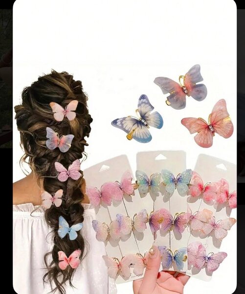 Barrette papillon