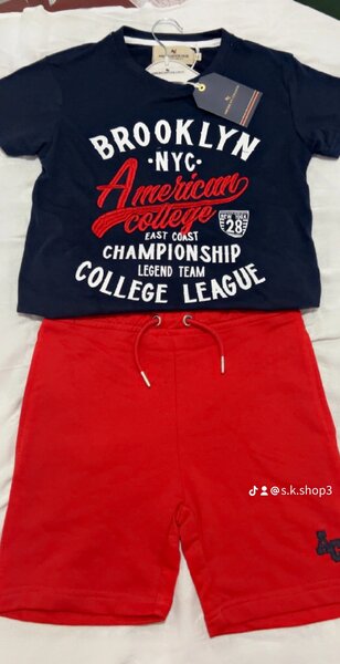 Ensemble mix 💯coton Américain Collège