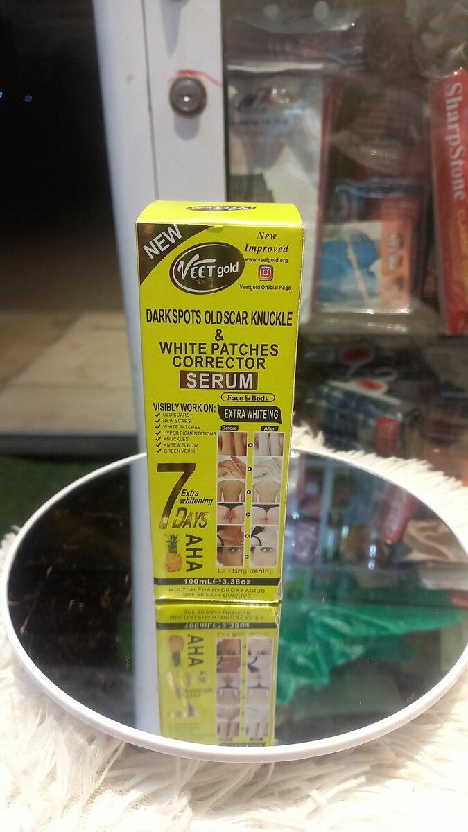 Veetgold white patches and skin repair serum