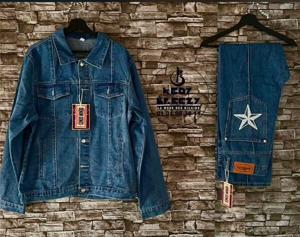 Ensemble veste et pantalon en jean