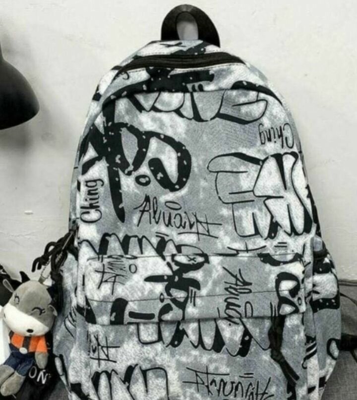 Sac à dos imprimé graffiti