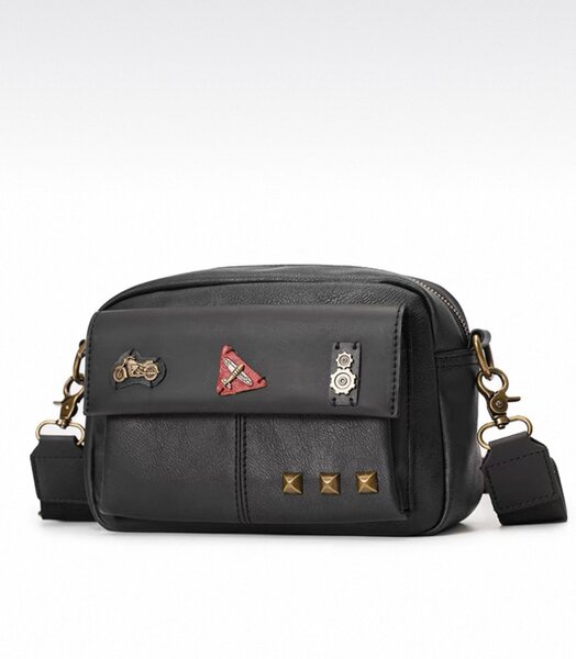 Sac bandoulière noir stylé