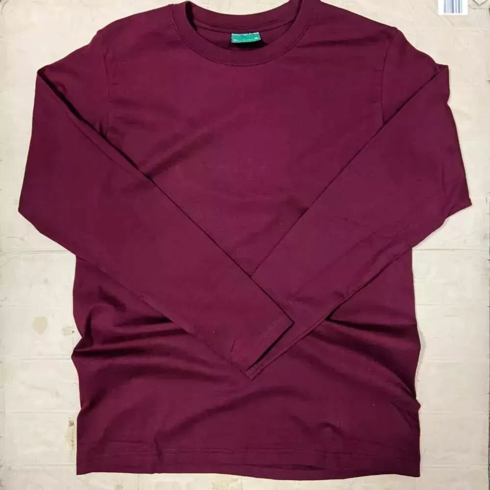 Men's longsleeve burgundy