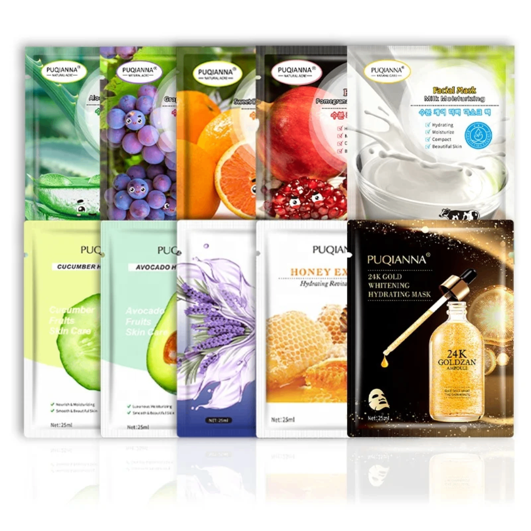 Masques Visage Hydratants Variés
