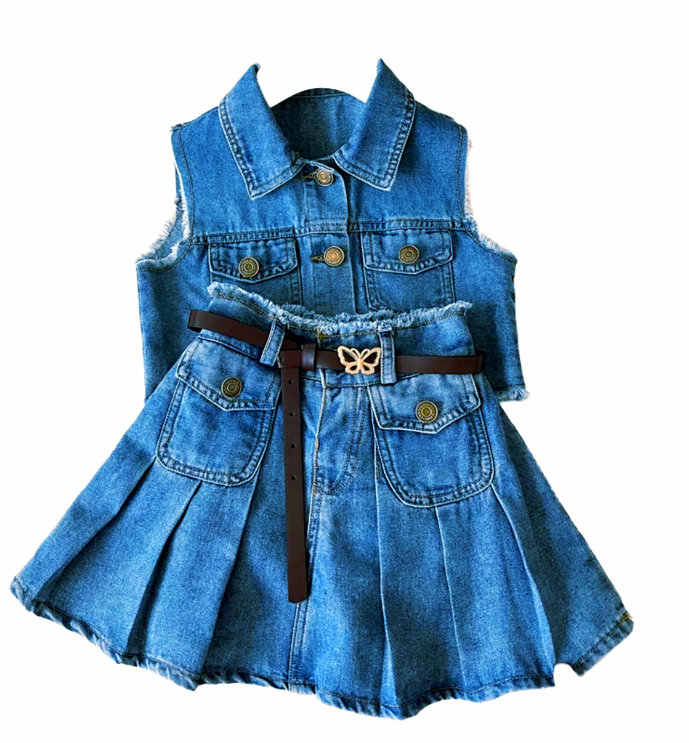 Ensemble jeans  fille 3-8  ans
