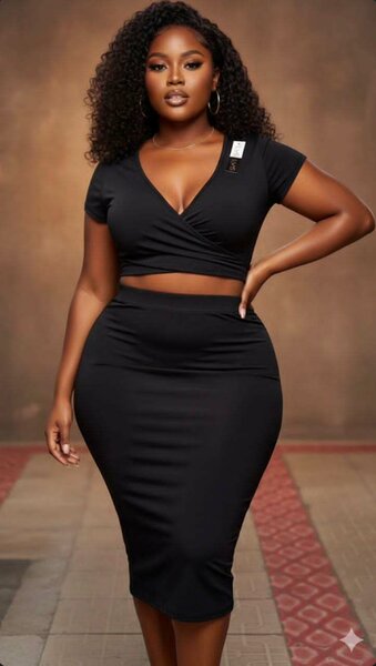 Ensemble élégant noir femme