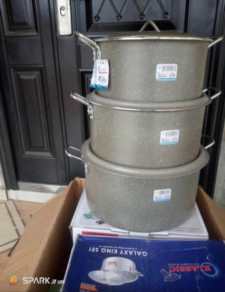 3set non stick cookware