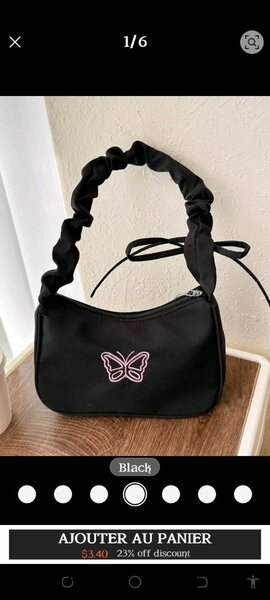 Sac à main avec papillon