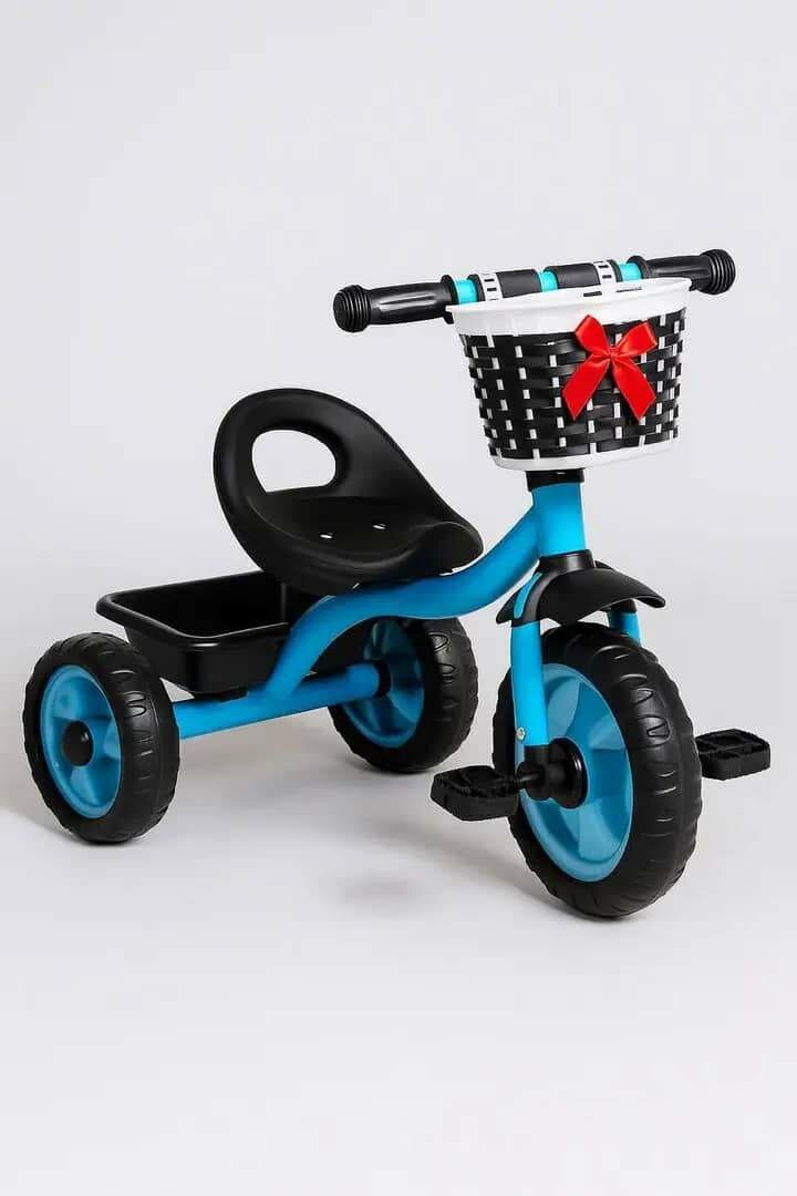 Tricycle Enfant Bleu Panier