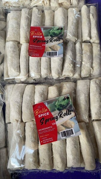Frozen  spring rolls and samosa hub