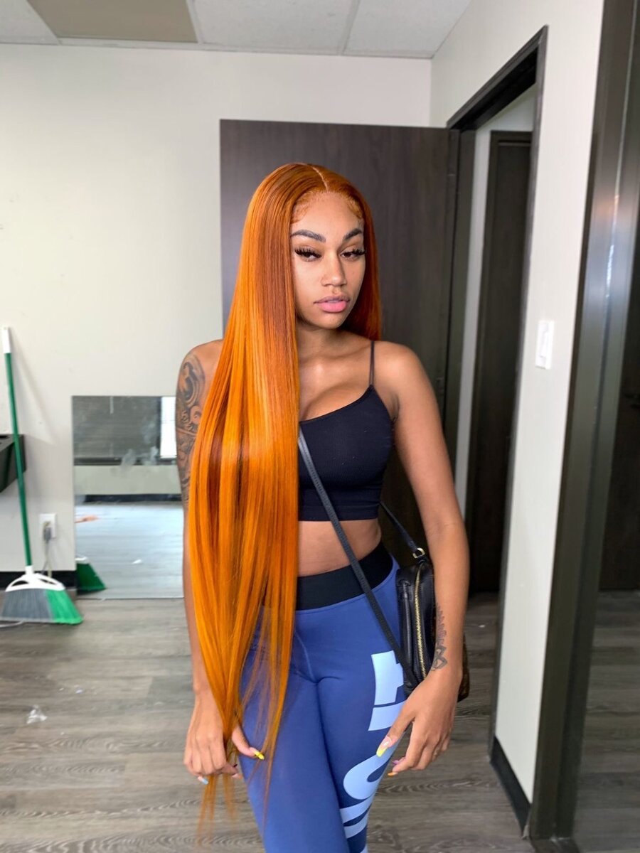 Human hair blend in 30inches full frontal