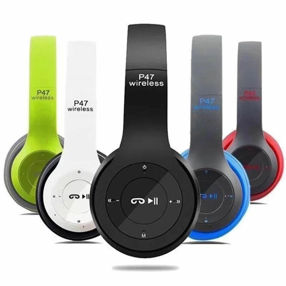 P47 Wireless Bluetooth Foldable Headset With Microphone FOR