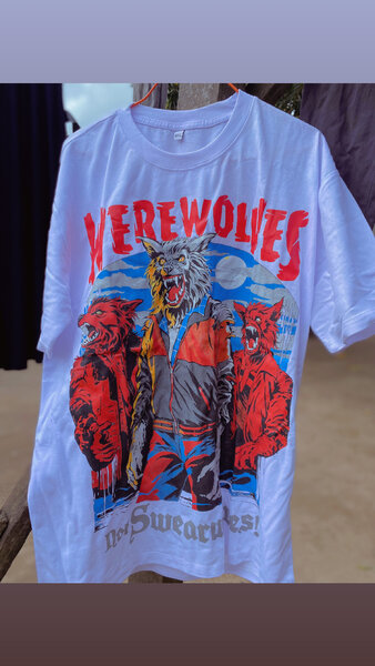 T-shirt imprimé loup-garou