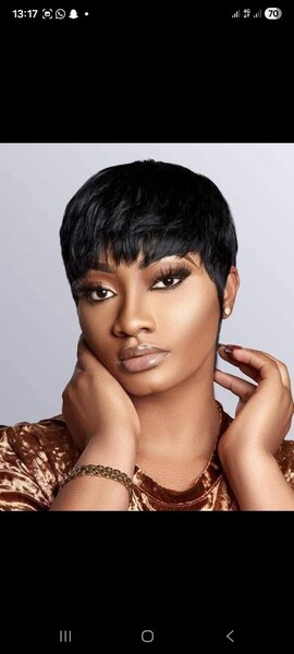 Perruque courte élégante