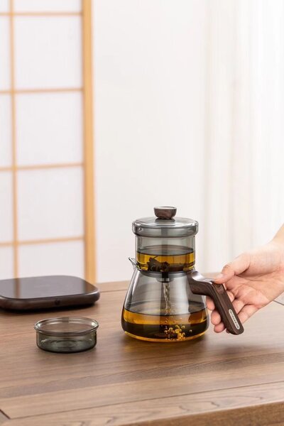 стеклянный заварочный чайник