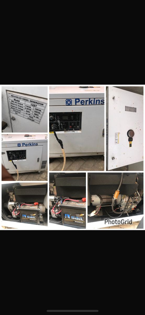 10KVA Air-Cooled Perkins Diesel Generator