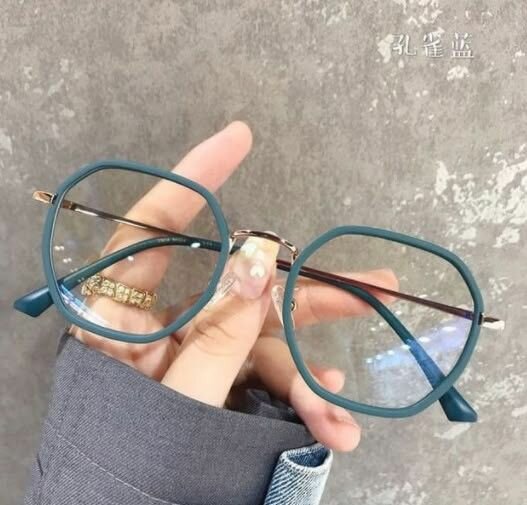 Green glasses