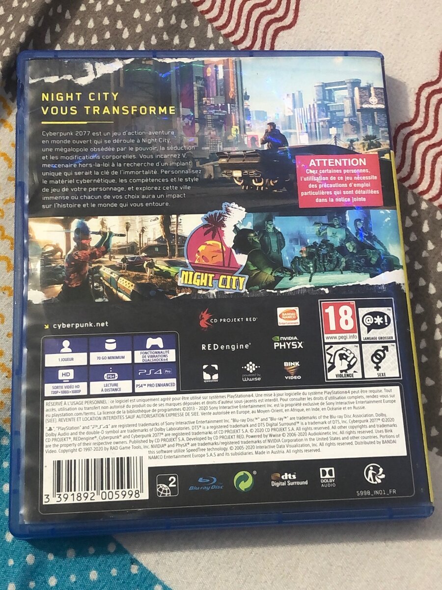 Cyberpunk 2077 pour PS4