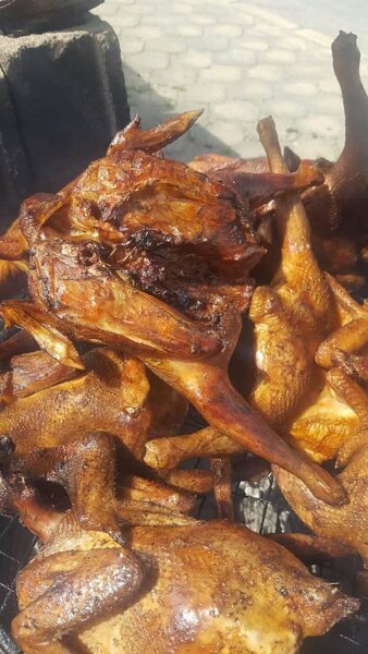 Poulet rôti savoureux