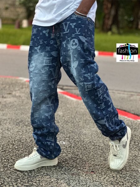 Jeans homme motif tendance