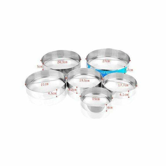 Set de tamis inox ronds