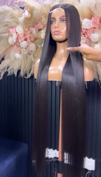wig brunette long