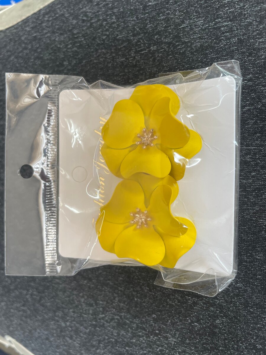 Boucles d'oreilles fleurs élégantes